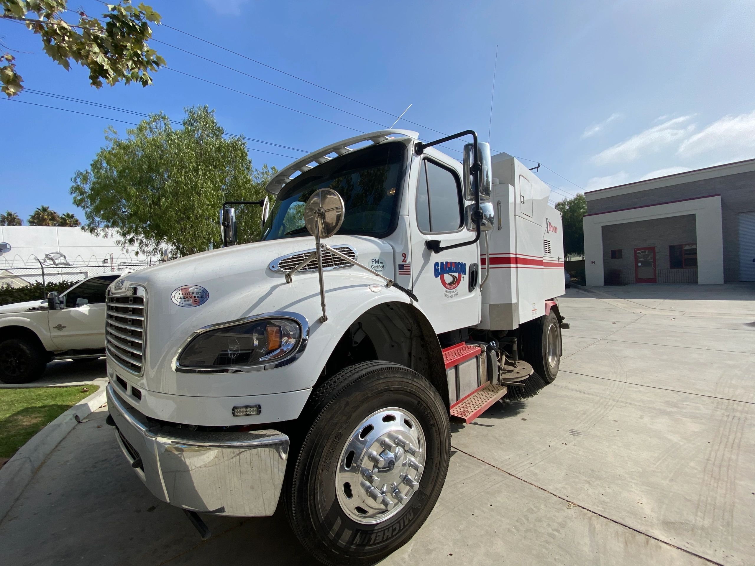 Gallion Sweeping Co. commercial truck